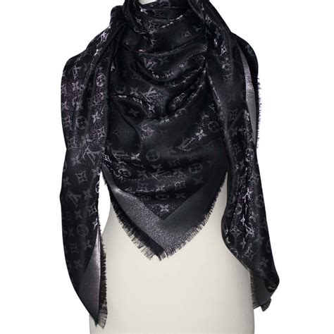 louis vuitton schal damen schwarz|Louis Vuitton pashmina.